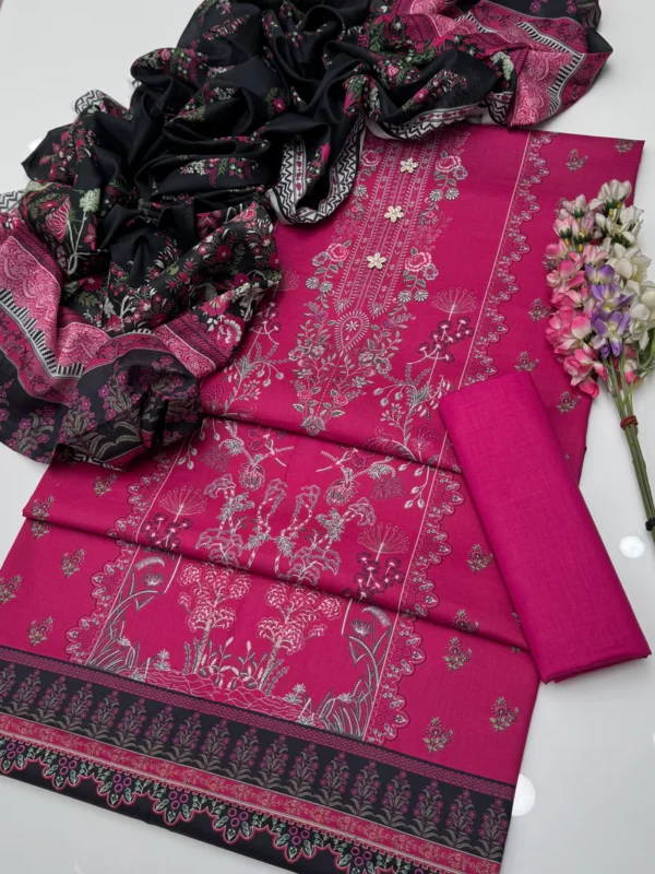 Eid’s Special Mausummery Branded Digital Printed Pure Lawn 3 Pc Dress